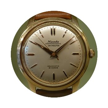 Nivada vintage calatrava gold plated cal...