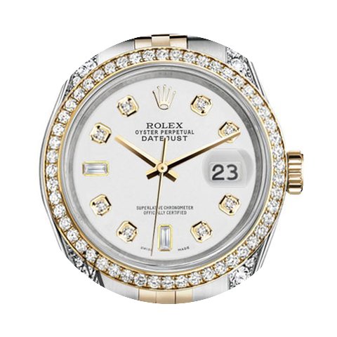 Rolex Stainless Steel And Gold 36 Mm Dat...