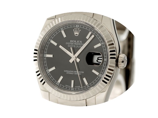 Rolex Datejust Man Size Ref-116139 18k W...