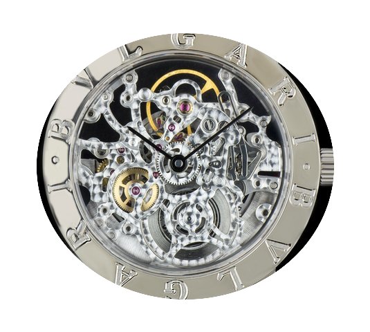 Bulgari Bvlgari 18k W/G Skeleton Dial Mi...