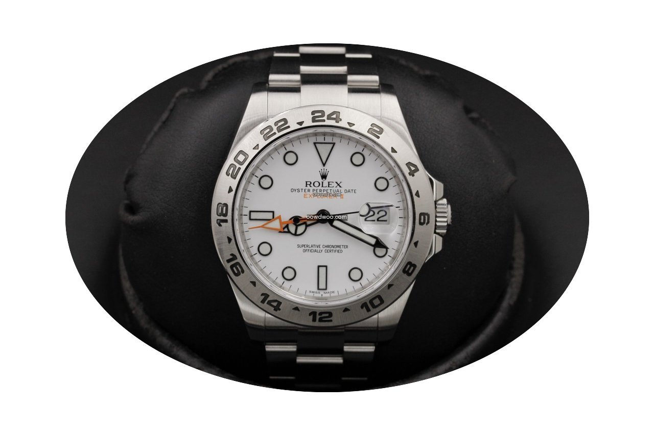 Rolex Explorer Ii 216570 Stainless Steel...