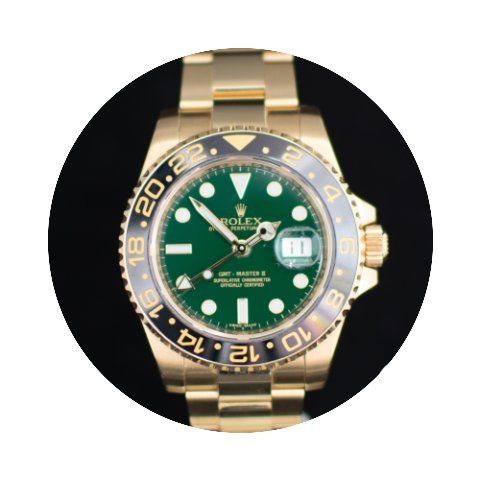 Rolex GMT-Master 2 Yellow Gold Green Dia...