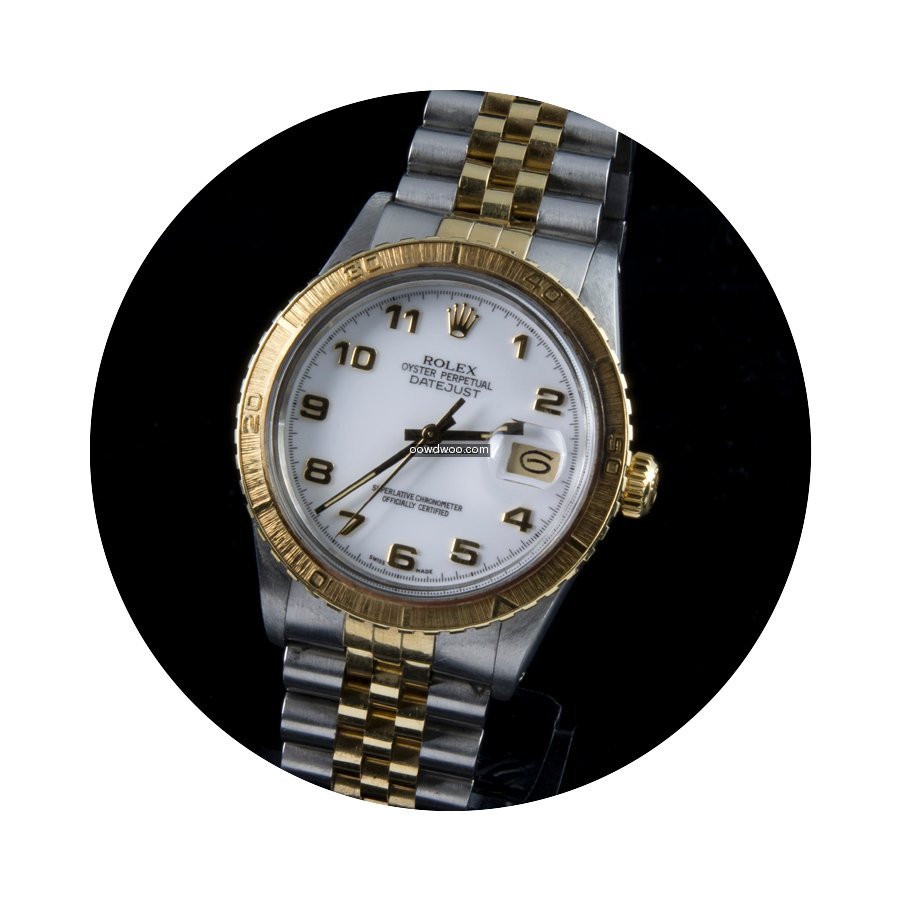 Rolex DATEJUST TORN O GRAPH STTEL AND GO...