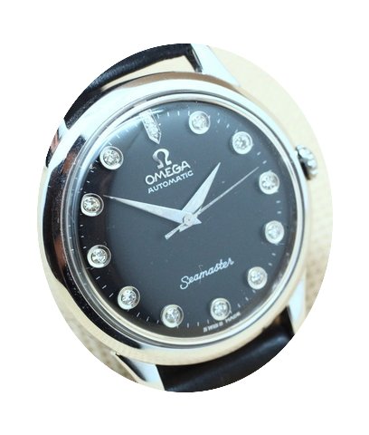 Omega Seamaster Vintage 14K White Gold w...