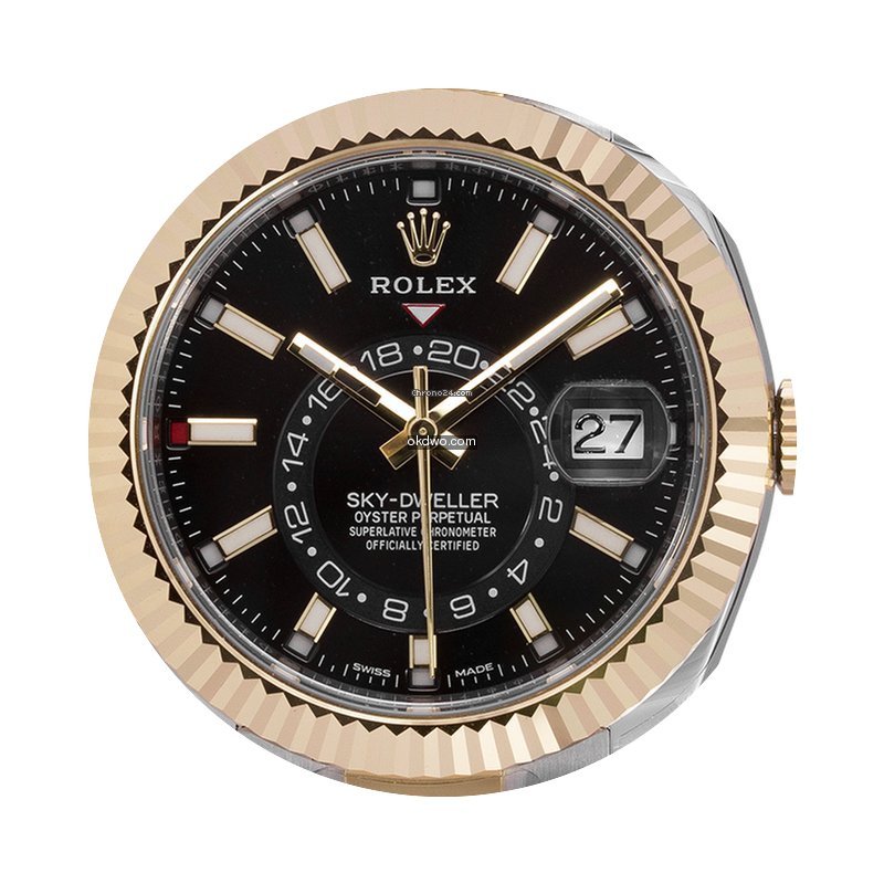 Rolex Sky-Dweller Steel & Yellow Gold Bl...