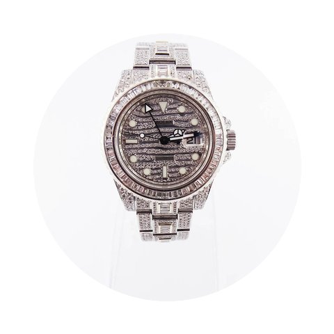 Rolex GMT Master 2 ICE non factory diamo...
