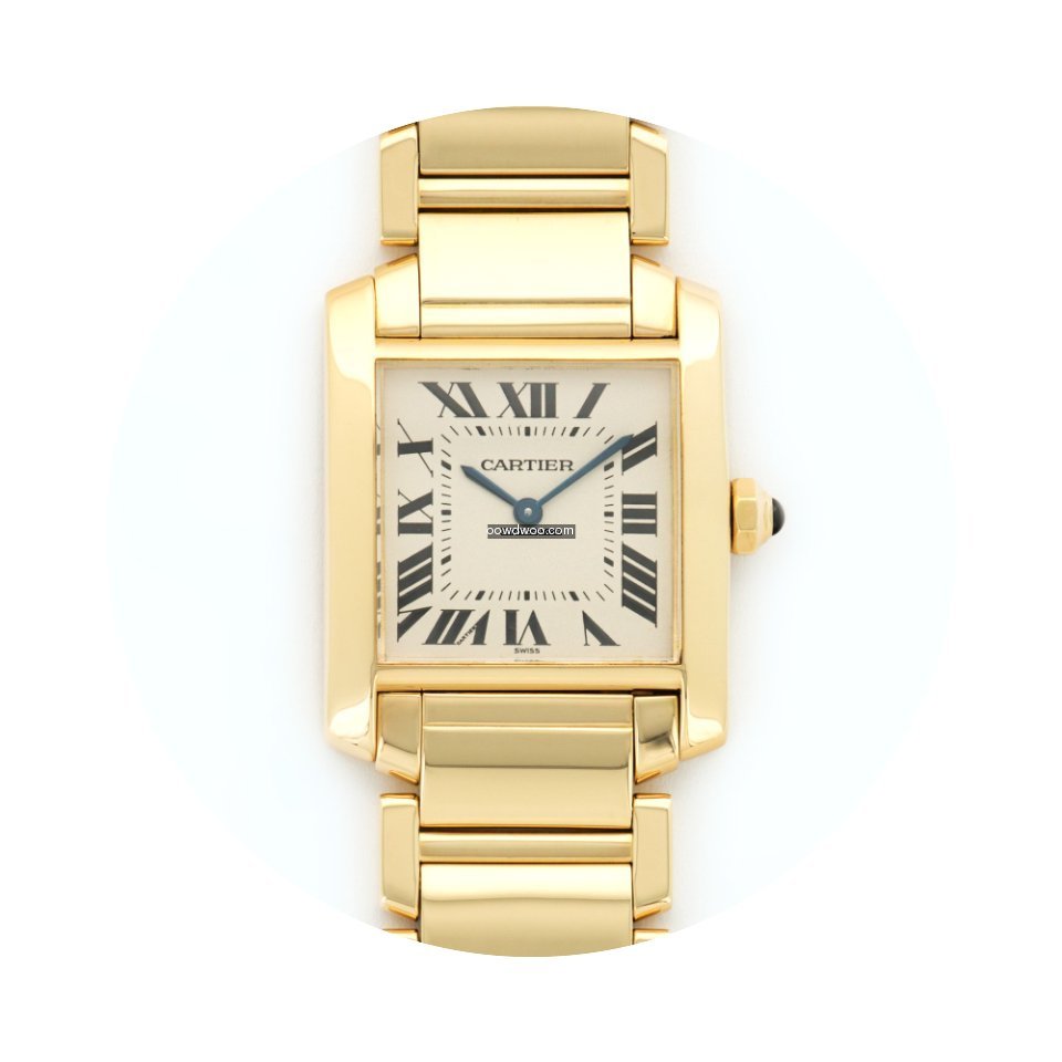 Cartier Yellow Gold Tank Francaise Brace...