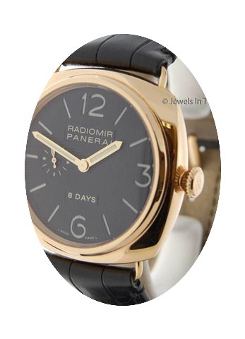 Panerai Radiomir 8 Day 18K Rose Gold Men...