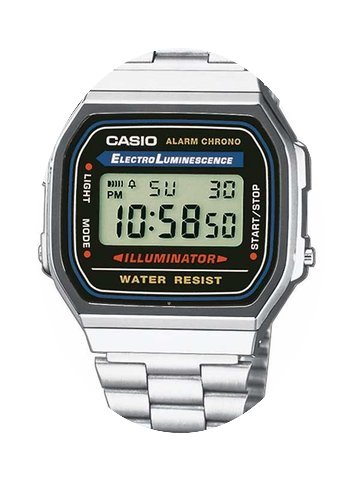 Casio A168WA-1YES Collection Herren 35mm...