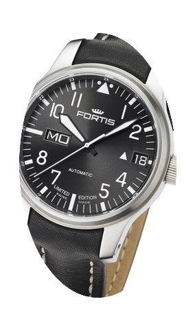 Fortis F-43 Flieger Black Label Big Day/...