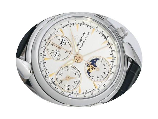 Eterna 1948 Mondphasen Chronograph Vollk...