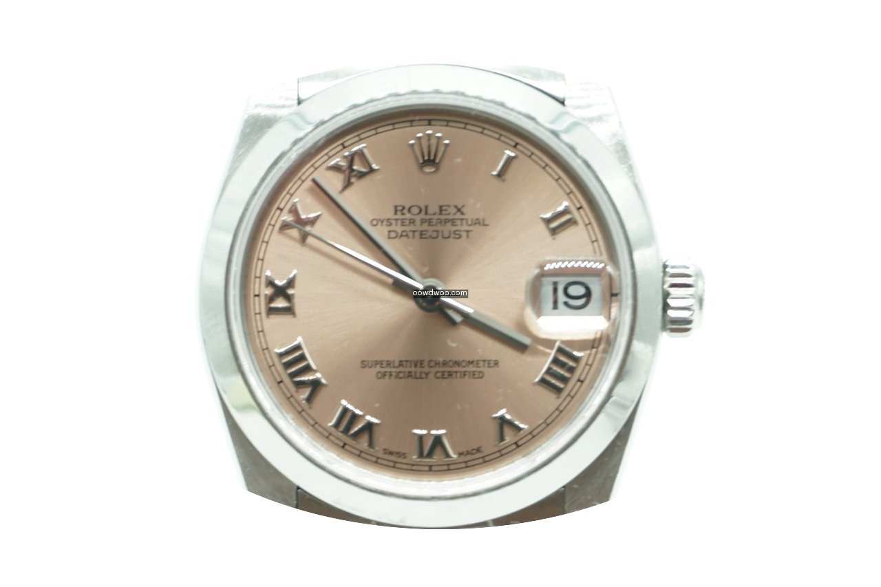 Rolex Lady-Datejust Stainless Steel Pink...