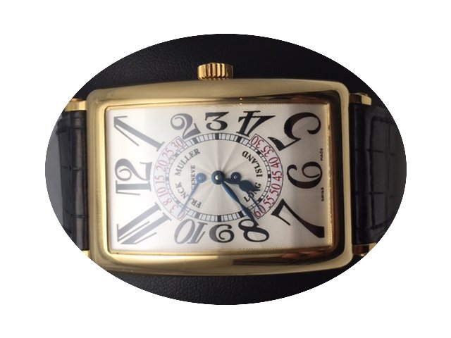Franck Muller Long Island 18k Silver Dia...