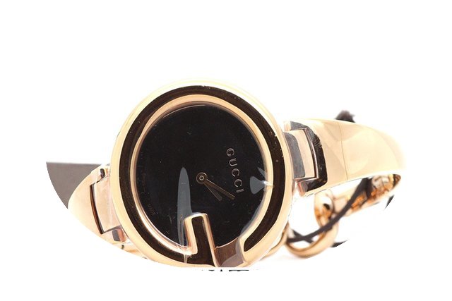 Guccissima Ya134305 Rose Gold Pvd Quartz...
