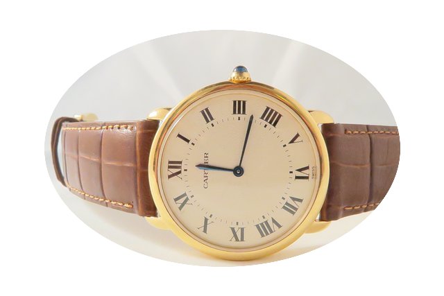 Cartier Ronde Louis 18k Yellow Gold...