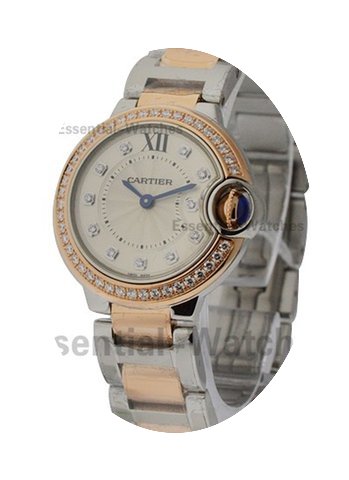 Cartier Ballon Bleu 2 Tone with Diamond ...