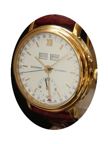 Carl F. Bucherer Annual Calendar Dual Ti...