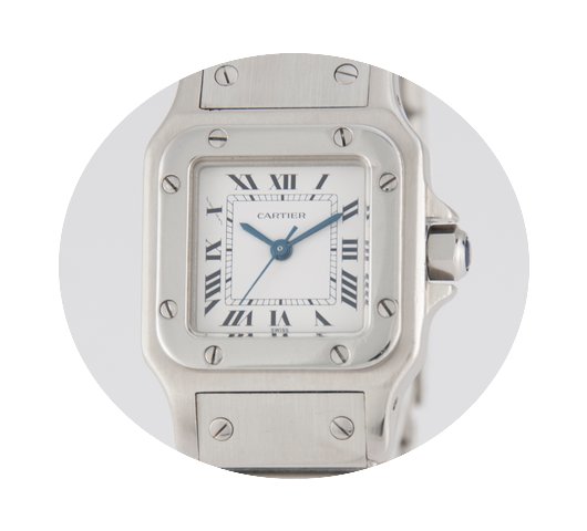 Cartier Santos Automatic Steel Ladies...