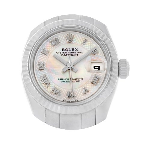 Rolex Datejust Steel White Gold Mother O...