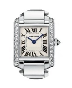 Cartier Tank Francaise 18K Solid Gold Di...