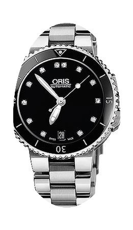 Oris Aquis Date Diamonds Ladies Watch...