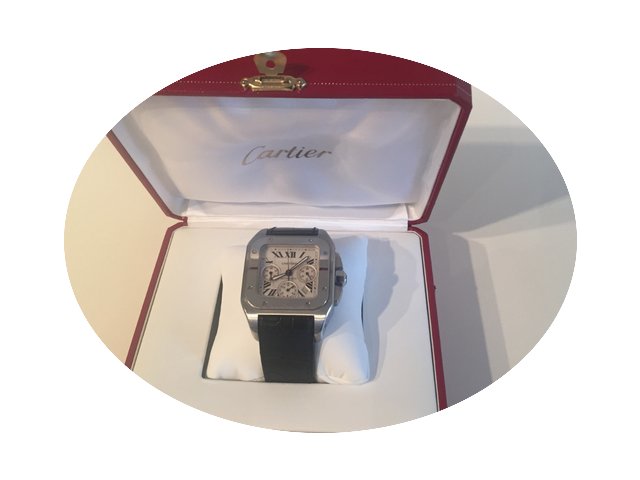 Cartier Santos 100 XL Chronograph Stainl...