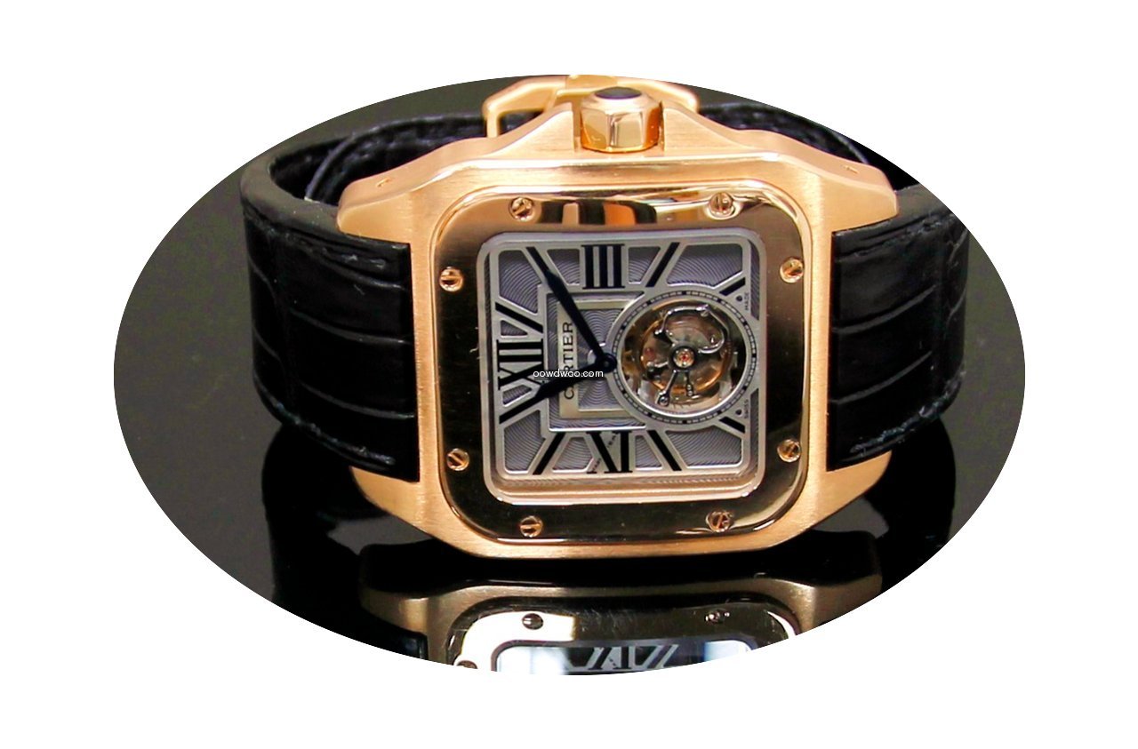 Cartier W2020019 Santos 100 Flying Tourb...