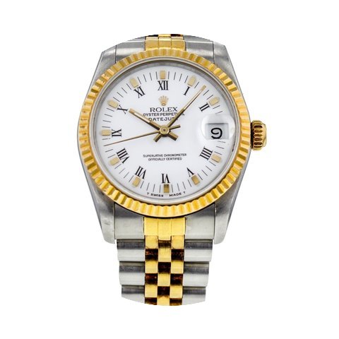Rolex Datejust 31mm 18k Gold & Stain...