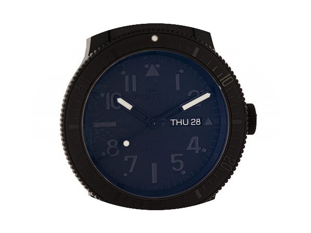 Fortis B-42 Black Automatik Day-Date Tit...