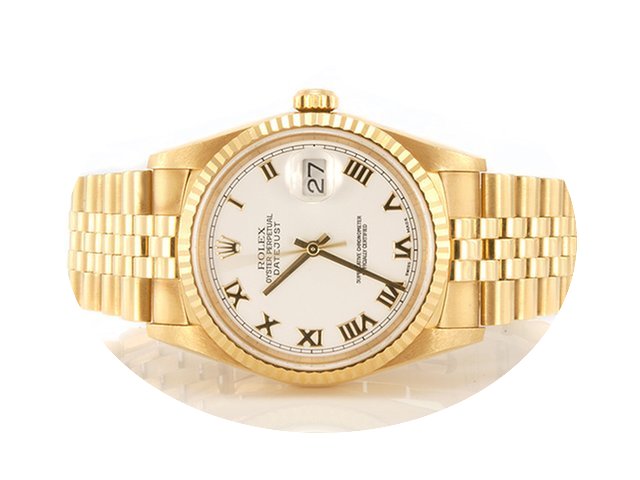 Rolex Datejust 16238 Gelbgold Jubilée W...