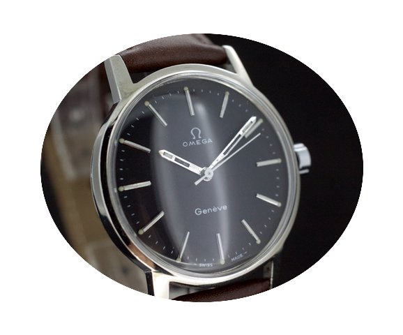Omega Geneve Black dial Kaliber 601 aus ...