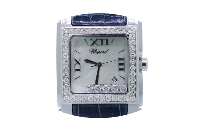 Chopard Happy Sport XL Diamond 18k White...