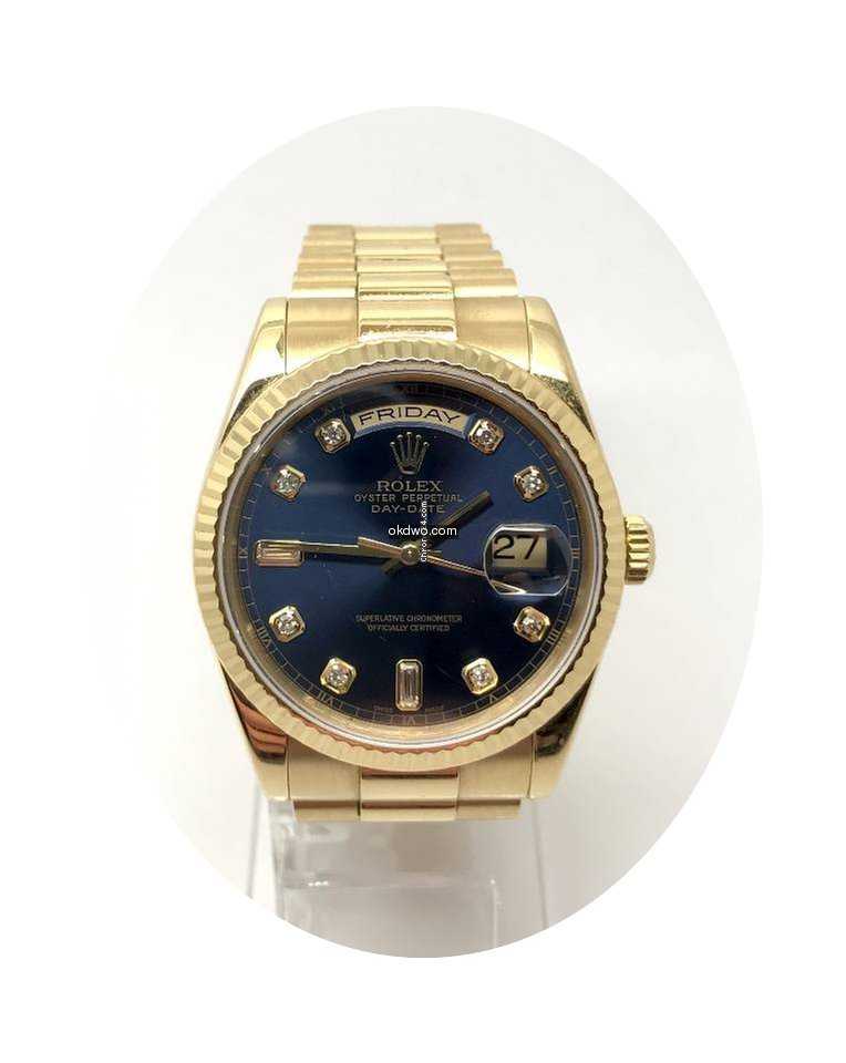 Rolex DATEJUST DAY-DATE 118238 18K SOLID...