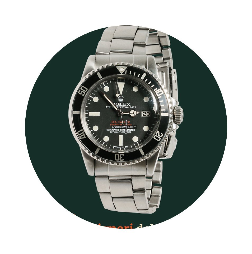 Rolex Sea-Dweller MarkIII double red wri...