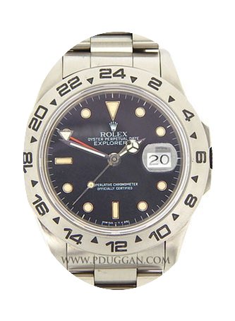 Rolex stainless steel Explorer II...