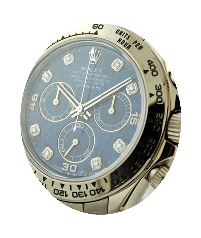 Rolex Daytona 18k White Gold Sodalite Di...