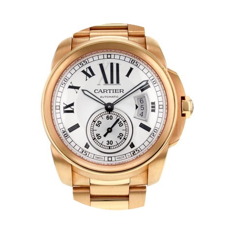 Cartier Calibre W7100018 42mm 18k Rose G...