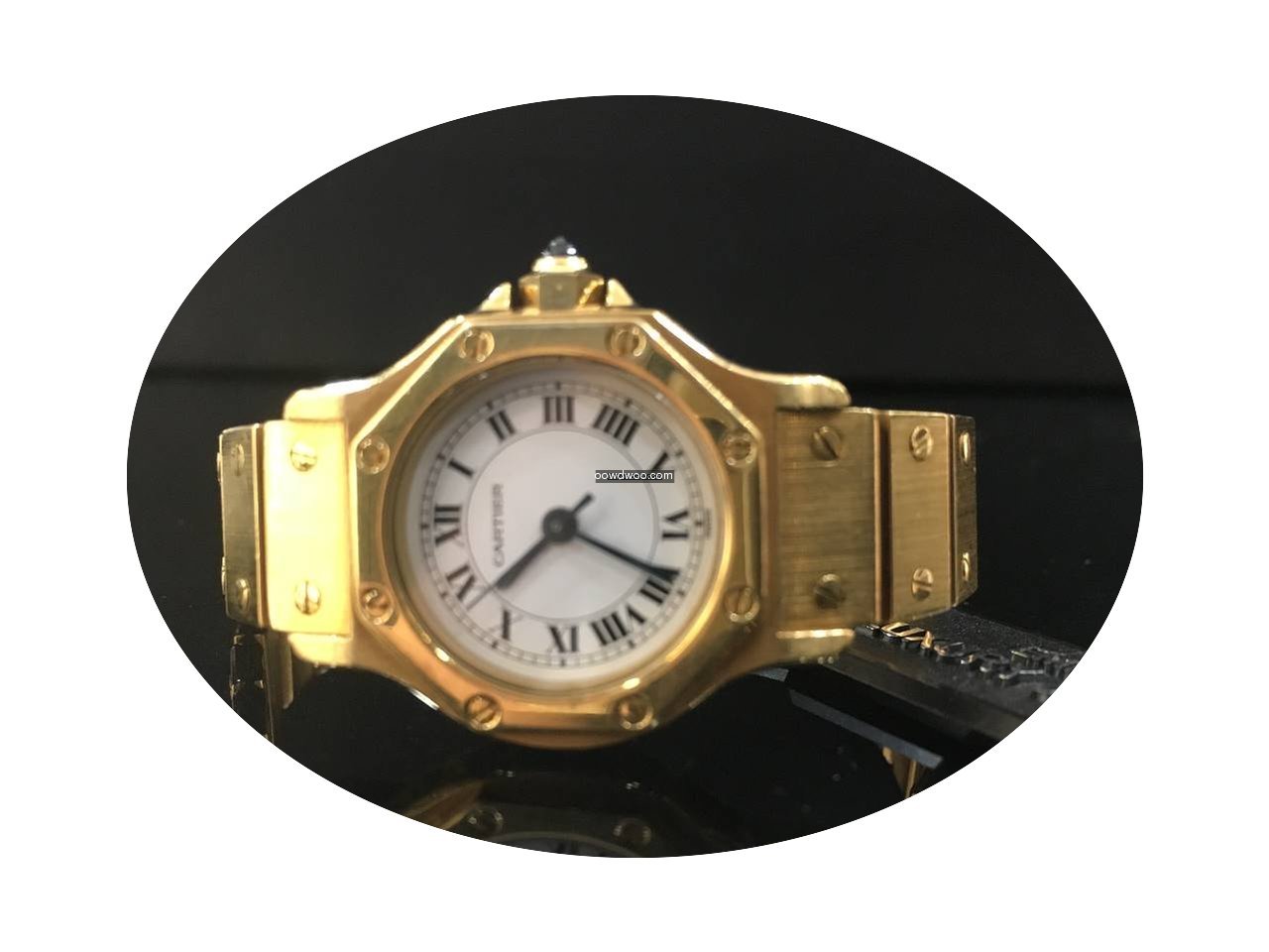 Cartier Santos Octagon 18 kt...