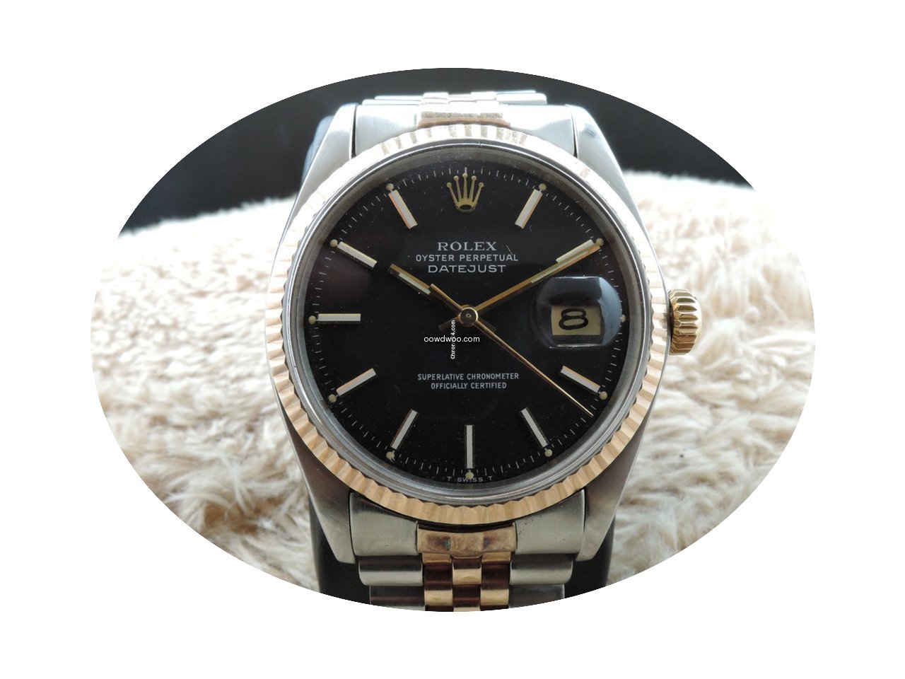 Rolex DATEJUST 1601 2-Tone SS/PINK GOLD ...