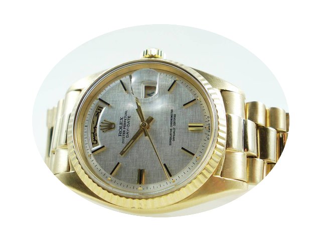 Rolex Day-Date 1803 Gelbgold ARABIC Day ...