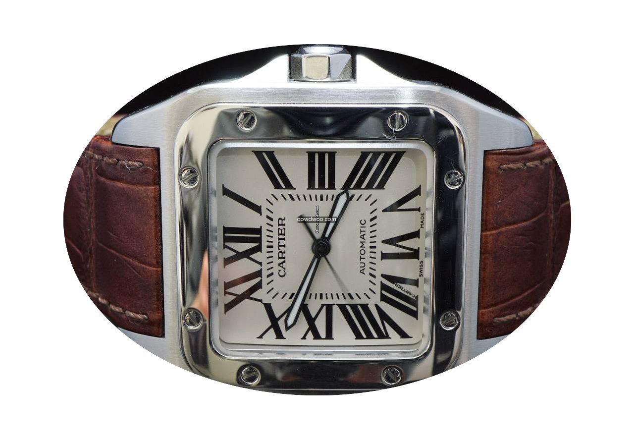 Cartier 2004 Santos 100XL, MINT, Steel, ...