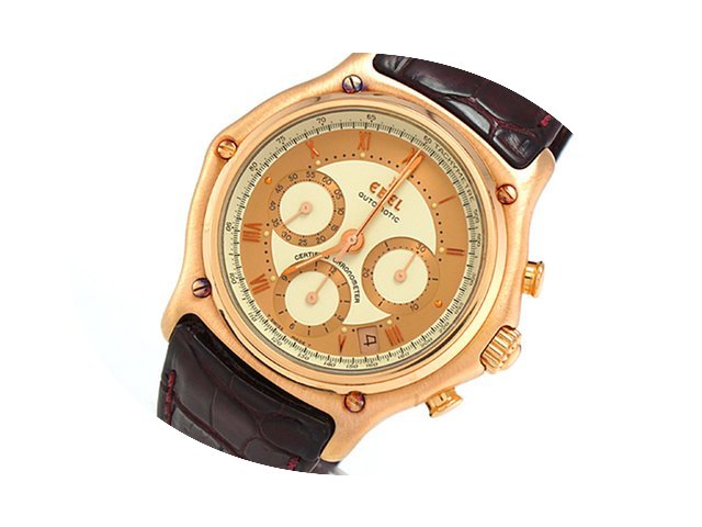 Ebel Le Modulor 18K Roségold- Chronogra...