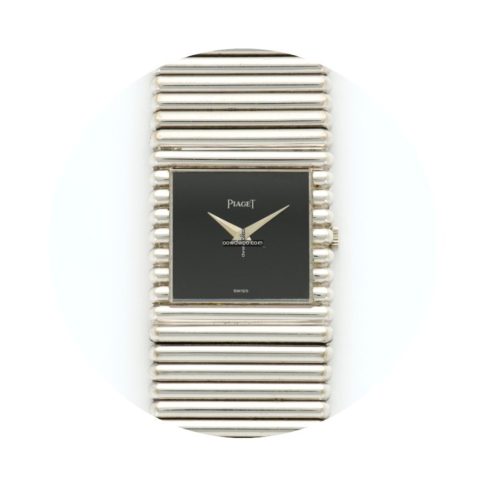 Piaget White Gold Emperador Onyx Bracele...