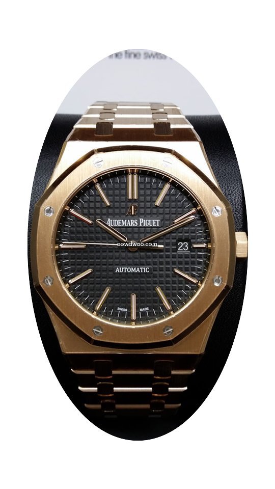 Audemars Piguet 15400OR Royal Oak 18K Pi...