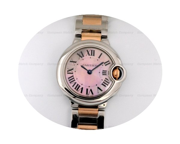 Cartier Ballon Bleu Ladies SS / 18K Rose...