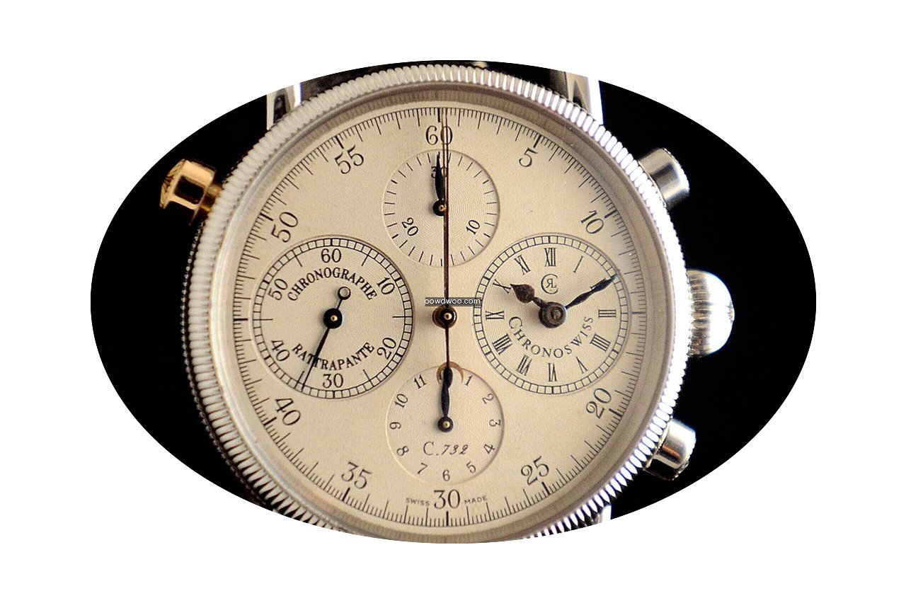 Chronoswiss Rattrapante Chronograph 38mm...