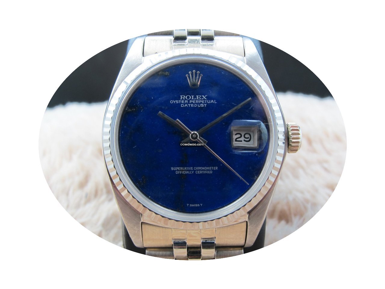 Rolex DATEJUST 1601 18K WG with Original...