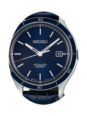 Seiko SARG015J Automatik 42mm blau Leder...