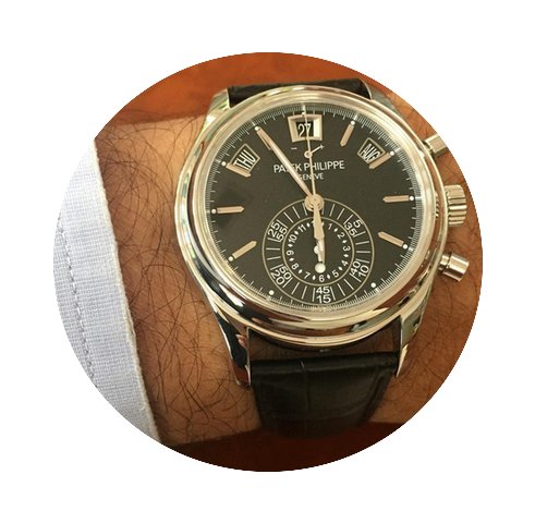 Patek Philippe 5960P with black dial...