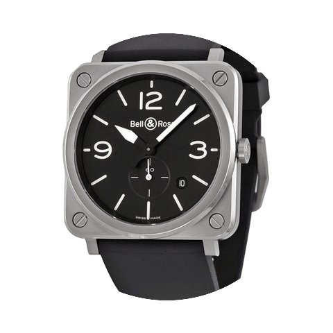 Bell & Ross Aviation Black Dial Blac...